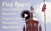 Information on flag repair at American Flags Express.